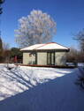 Gartenhaus laut Planung Winter - 