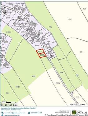 Flurkarte - Grundstück in Taura