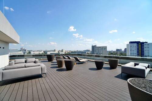Ansicht der Dachterrasse - 
