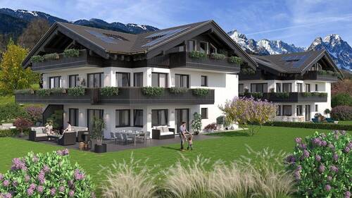 Visualisierung Hausansicht - 2 Zimmer Etagenwohnung zum Kaufen in Garmisch-Partenkirchen