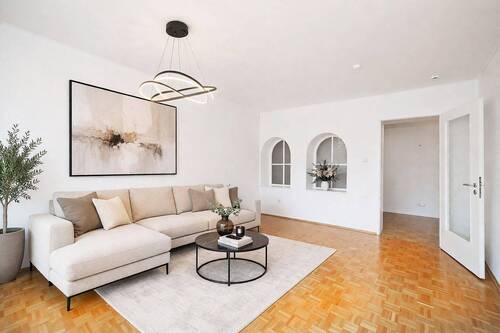 visualisiertes Wohnzimmer - 