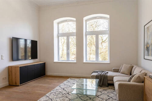 Wohnzimmer - visualisiert - 3 Zimmer Etagenwohnung zum Kaufen in Flensburg