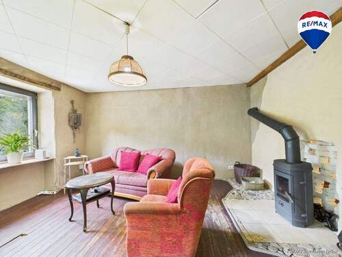 RE/MAX Immobilien DeLux Einfamilienhaus Mettlach-Dreisbach Wohnzimmer - 