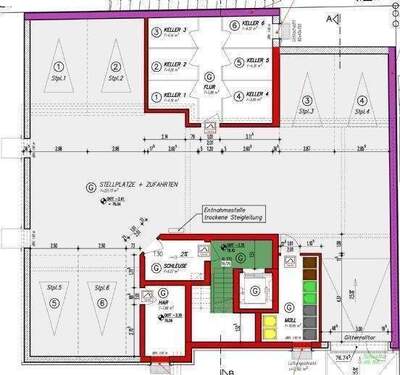 Tiefgarage / Keller - 