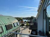 Aussicht von der oberen Terrasse - 4 Zimmer Etagenwohnung zur Miete in Merseburg