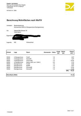 Flächenberechnung - 