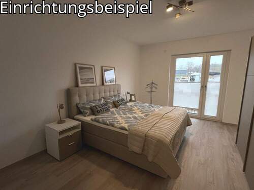 Schlafzimmer, Musterwohnung - Etagenwohnung mit 102,20 m&sup2; in Schleswig zur Miete