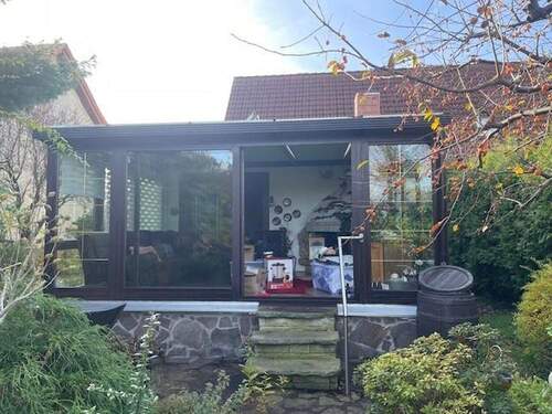 warmer Wintergarten mit Kamin - Doppelhaushälfte mit 150,00 m&sup2; in Wiesenau zum Kaufen
