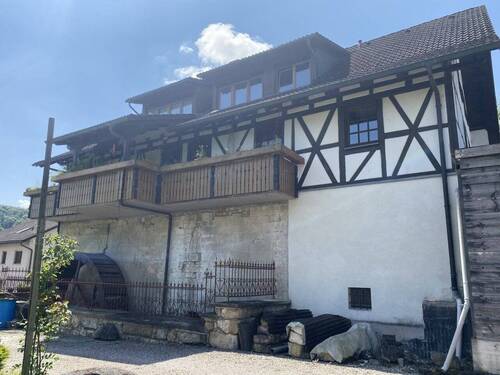 Ansicht Nord-Ost mit Balkon OG-Wohnung Nr. 1 - 