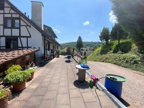 Schöne große Süd-West Sonnenterrasse - 