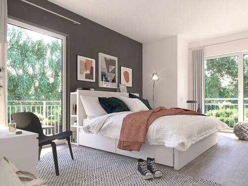 Licht & Luft im Schlafzimmer - 5 Zimmer Einfamilienhaus in Am Mellensee