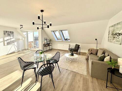 Bild 1 - Bezugsfertig! Moderne 3-Zimmer-Wohnung mit Balkon und Stellplatz in Schwerin-Friedrichsthal