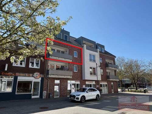 Außenansicht - +++RESERVIERT+++IMMOBILIEN GUMNIOR präsentiert: Barrierefrei! moderne 2-Zimmer Wohnung mit Balkon im Zentrum von Neuenkirchen