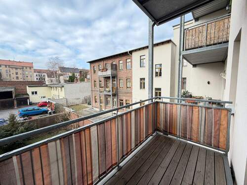 Balkon mit Stadtblick - Etagenwohnung mit 80,00 m&sup2; in Görlitz zur Miete