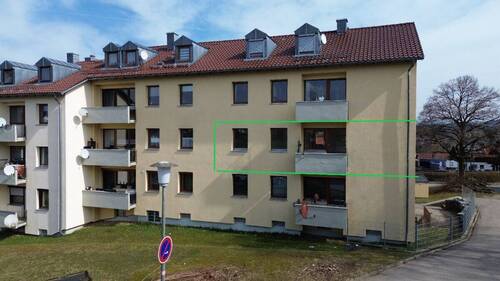 Ansicht Süd-West Seite - 4 Zimmer Etagenwohnung zum Kaufen in Regen