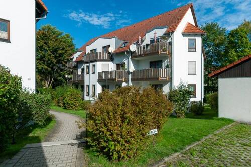 Hausansicht - Dresden-Weißig - idyllisch gelegenes, leeres 2-Zi.-Büro Nähe Dresdner Heide