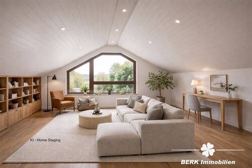 KI Home Staging Dachgeschoss - 