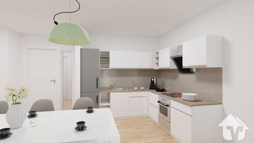 Küche - Etagenwohnung mit 92,80 m² in Neuenhaus zum Kaufen