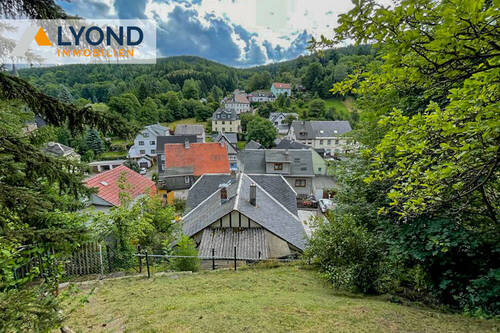 Blick vom Garten - 8 Zimmer Einfamilienhaus in Mellenbach-Glasbach