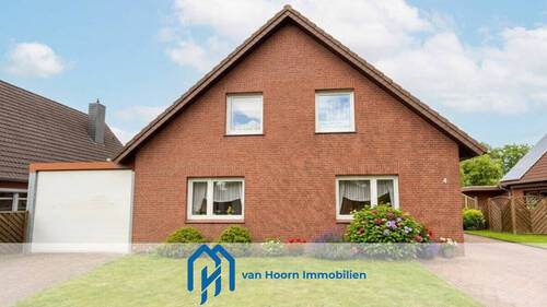 Frontbild - Gepflegtes Zweifamilienhaus in bevorzugter Lage von Leer - Loga