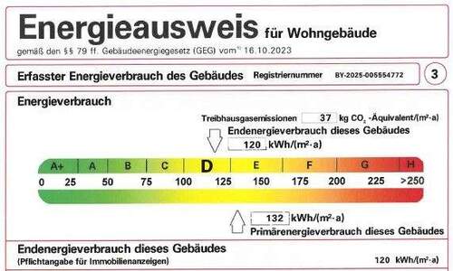 Ausschnitt Energieausweis - 