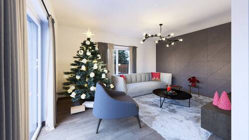 Ansicht Wohnzimmer - Einfamilienhaus mit 154,00 m² in Leiwen zum Kaufen