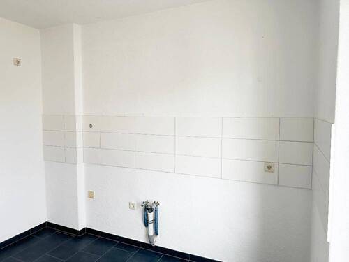 Küche mit Fliesenspiegel - 