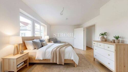 Schlafzimmer - (KI generiert) - 3 Zimmer Etagenwohnung zur Miete in München