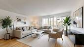 Wohn-/Essbereich - (KI generiert) - Etagenwohnung mit 81,00 m&sup2; in München zur Miete
