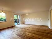 Bild 1 - Bezugsfertig und barrierefreie 2-Zimmer-Erdgeschosswohnung mit Südwest-Terrasse im KfW-40-Standard mit Stellplatz