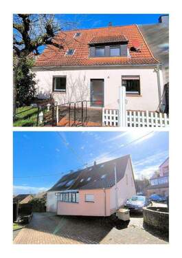 Ansichten-1 - Einziehen und wohlfühlen ....top-saniertes Wohnhaus in 66450 Bexbach-Höchen