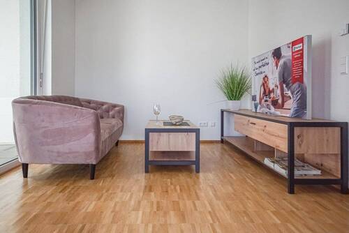 Wohnzimmer - Etagenwohnung mit 86,50 m&sup2; in Kehl zur Miete