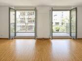 Wohnbereich - 3 Zimmer Etagenwohnung zum Kaufen in Frankfurt am Main