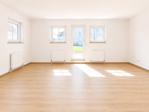 Wohnzimmer - 3 Zimmer Etagenwohnung zur Miete in Markranstädt