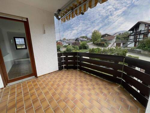 großer Südbalkon mit Markise - 