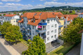 Aufnahme aus der Vogelperspektive - 1 Zimmer Etagenwohnung zum Kaufen in Marburg