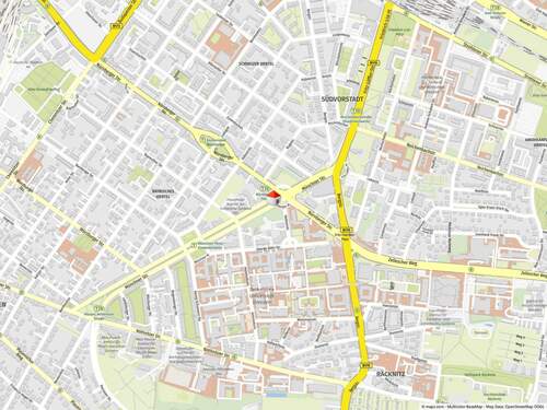 Geolyzer Kartenausschnitt - Etagenwohnung mit 54,00 m&sup2; in Dresden / Plauen zum Kaufen