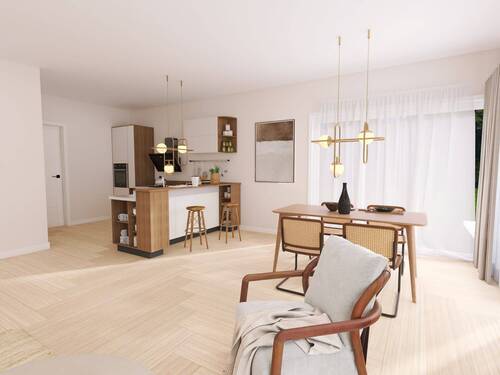 Wohnzimmer - 2 Zimmer Etagenwohnung in Köln