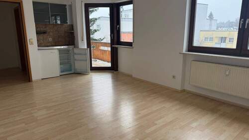 Kochnische m. Ausg. zum Balkon.jpeg - 1 Zimmer Etagenwohnung in Nürnberg