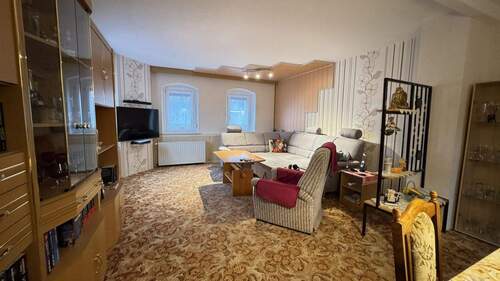 Wohnzimmer - Erdgeschoss - 4 Zimmer Einfamilienhaus in Wilthen