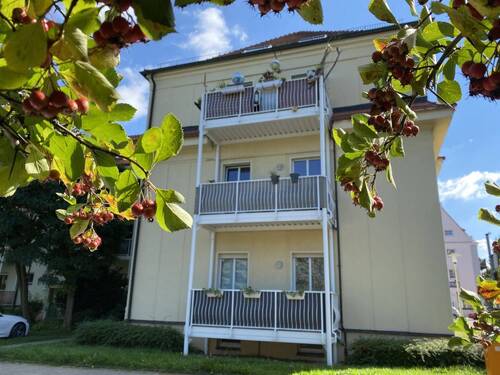 Rückansicht - 1 Zimmer Etagenwohnung in Zwickau