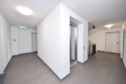 7514-lang2#Aufzug im Treppenhaus - 