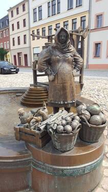 Figur Marktfrau - 