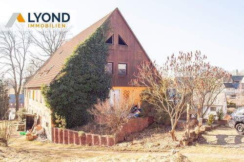 Außenansicht - Historischer Bauernhof mit großem Grundstück und Scheune - ländliches Idyll mit viel Potenzial