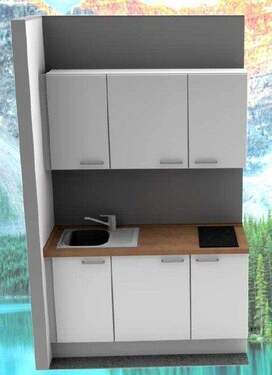 Plan neue Küche - 1 Zimmer Etagenwohnung in Erlangen