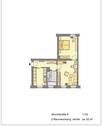 Grundriss möbliert - 2 Zimmer Etagenwohnung in Gera