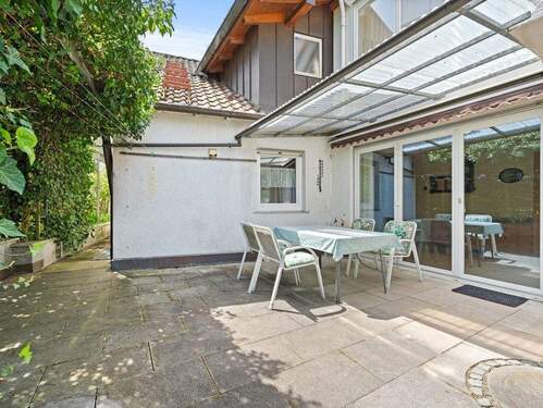 teilüberdachte Terrasse - 