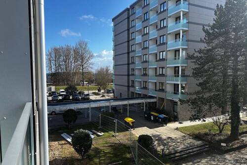Seitlicher Blick vom der Loggia - 1 Zimmer Etagenwohnung zum Kaufen in Kellenhusen