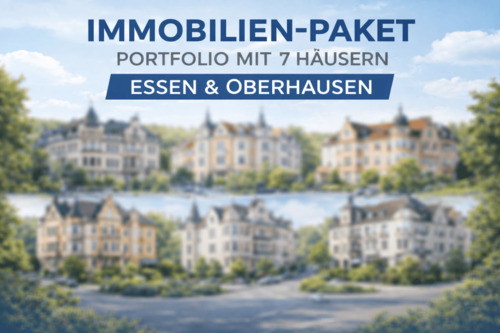 Titelbild - Portfolio für Entwickler und Strategen: 7 Mehrfamilienhäuser in Essen und Oberhausen.