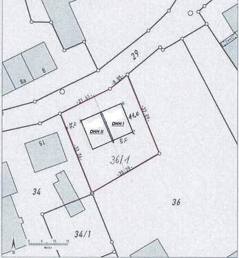 Lageplan 2 DHH.jpg - Grundstück in Bergkirchen